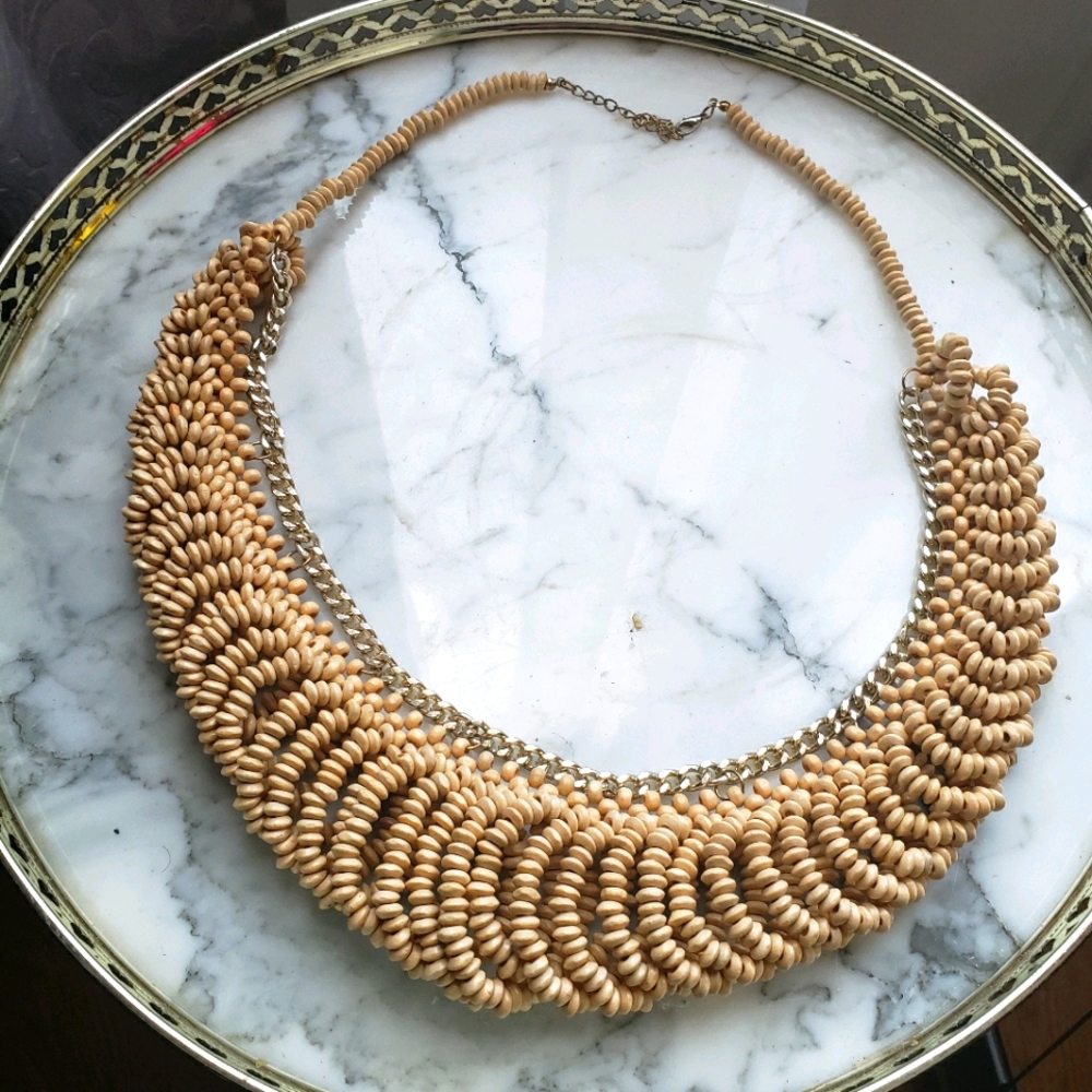 Beaded Statement Necklace